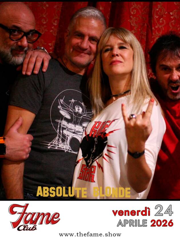 ABSOLUTE BLONDE | Venerdì 24 Aprile
