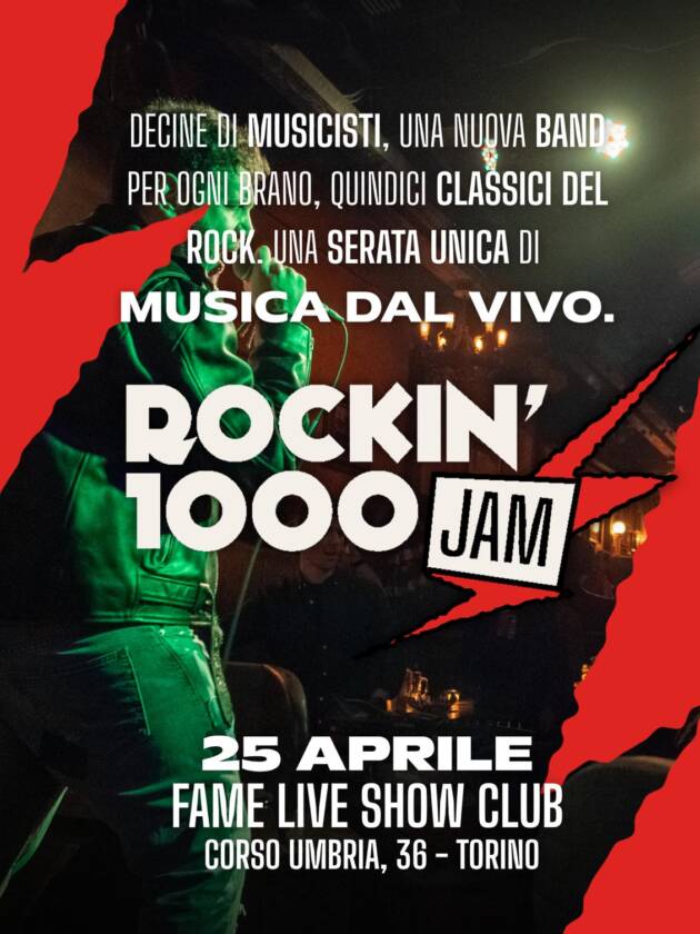 Rockin' 1000 Jam - Serata ROCK | Sabato 25 Aprile
